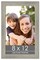 8x12 Wide Barnwood Picture Frame with UV-Resistant Acrylic & Acid Free Backing, Available in 6 Paint Finishes - Grey, Brown, White, and Black